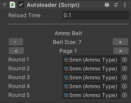 Autoloader Component Custom Inspector